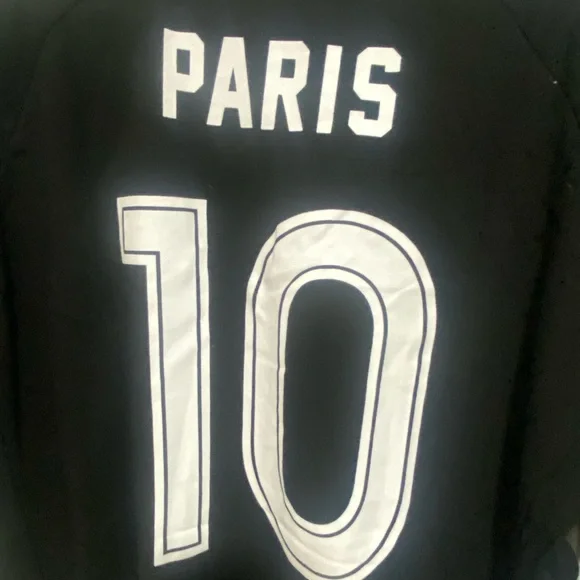 balenciaga サッカーシャツ ブラック 10 PARIS balenciaga サッカーシャツ ブラック 10 PARIS Balenciaga Paris